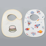 2pcs/set Cotton Waterproof Baby Bibs Summer Infant Bib