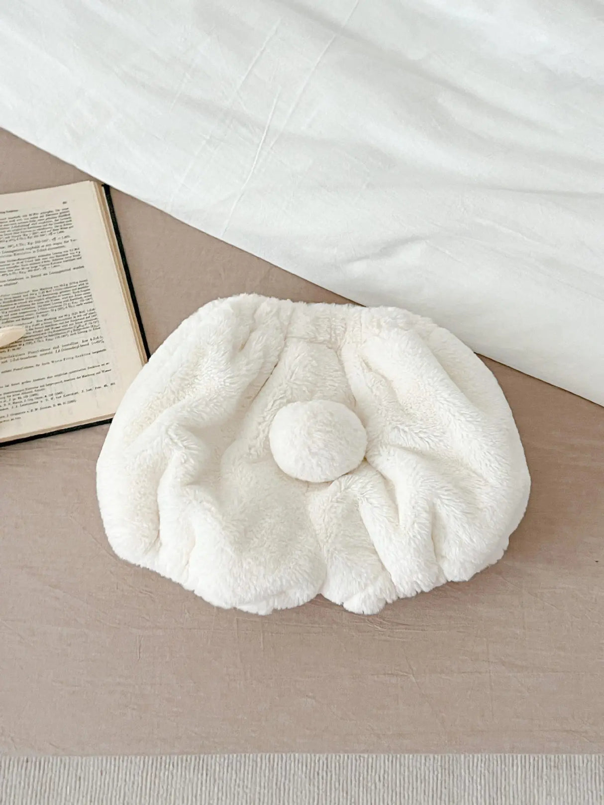 2psc Winter Newborn Infant Baby Girls Plush rabbit