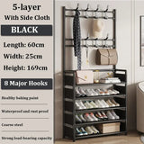 3/4/5 Layer Integrated Simple Entryway Shoe Rack Coat