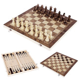 3 In 1 Board Party Dice Chess Backgammon