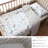 Pcs Baby Crib Bedding Set Cotton Bed Linens