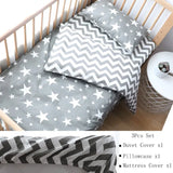 Pcs Baby Crib Bedding Set Cotton Bed Linens