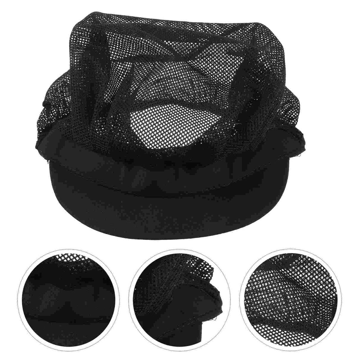 3 Pieces Mesh Chef Hat Man Cap Uniform