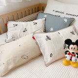 30*50cm Baby Pillowcase Bunny Muslin Newborn Pillow Case