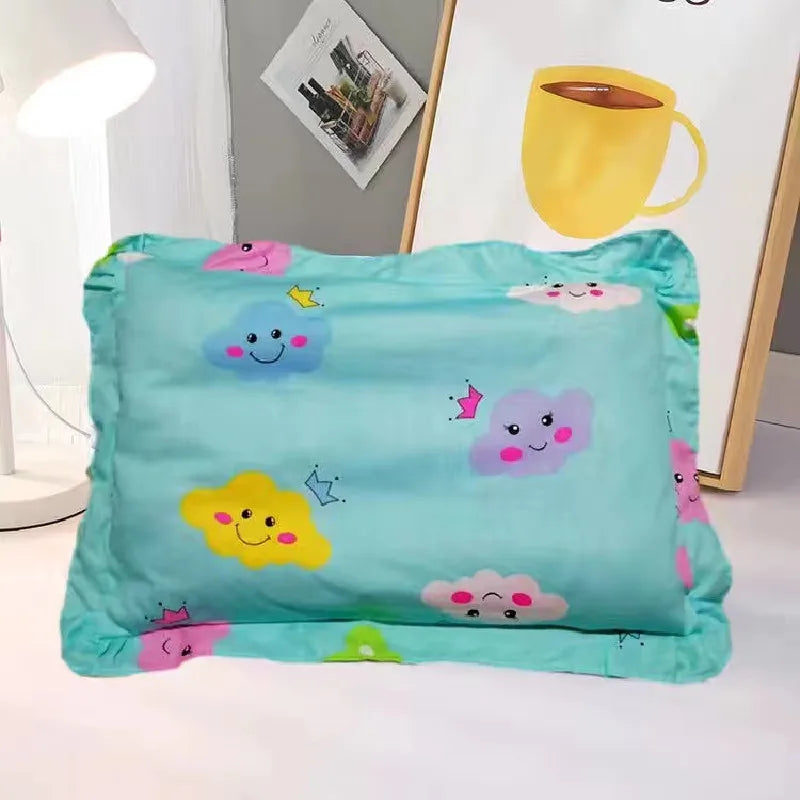 30*50cm Pure Cotton Children's Pillow Case Kindergarten Giraffe