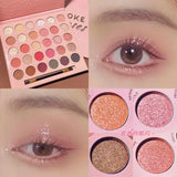 30 Color Matte Eyeshadow Palette Glitter Shimmer Eye