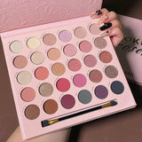 30 Color Matte Eyeshadow Palette Glitter Shimmer Eye