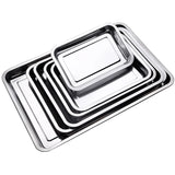 304 Stainless Steel Barbecue Tea Storage Serving Trays