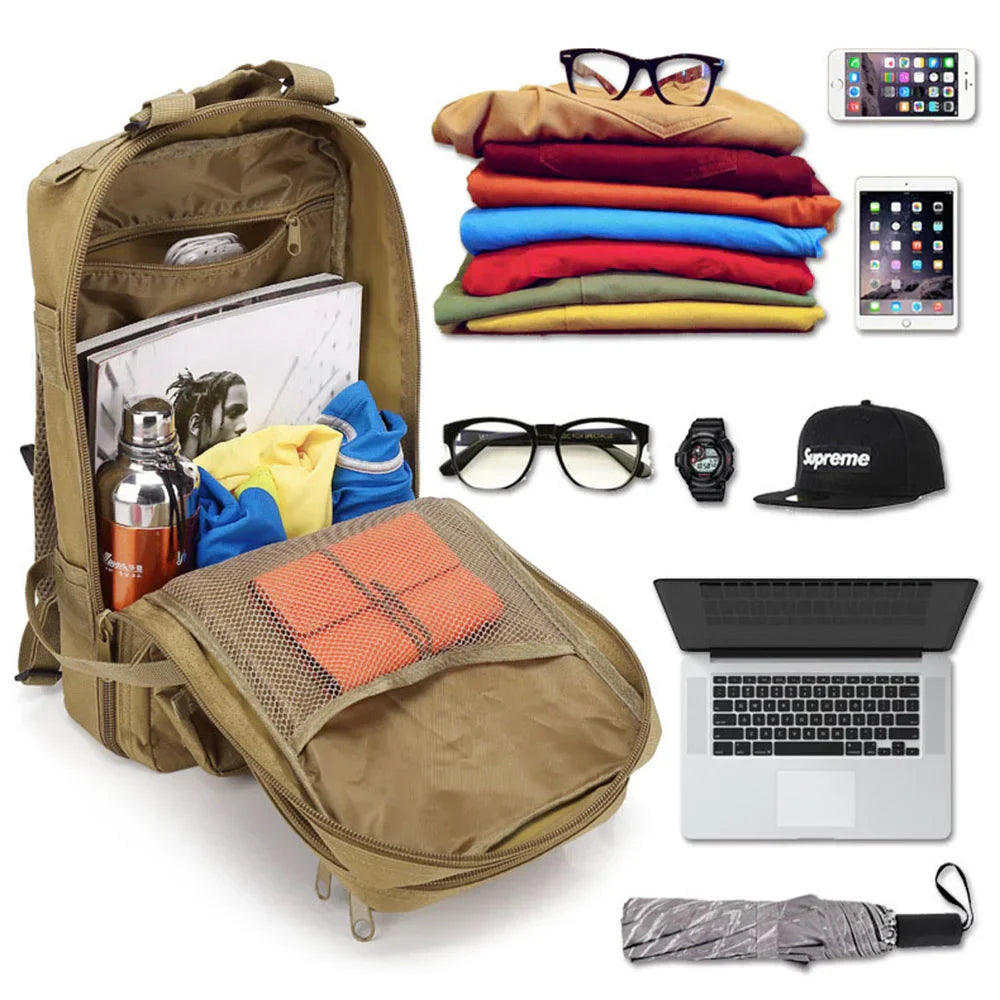 30L Outdoor Military Backpack 600D Nylon Waterproof Tactical