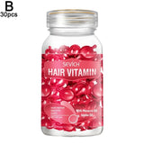 30PCS Hair Care Capsules Keratin Repair Oil