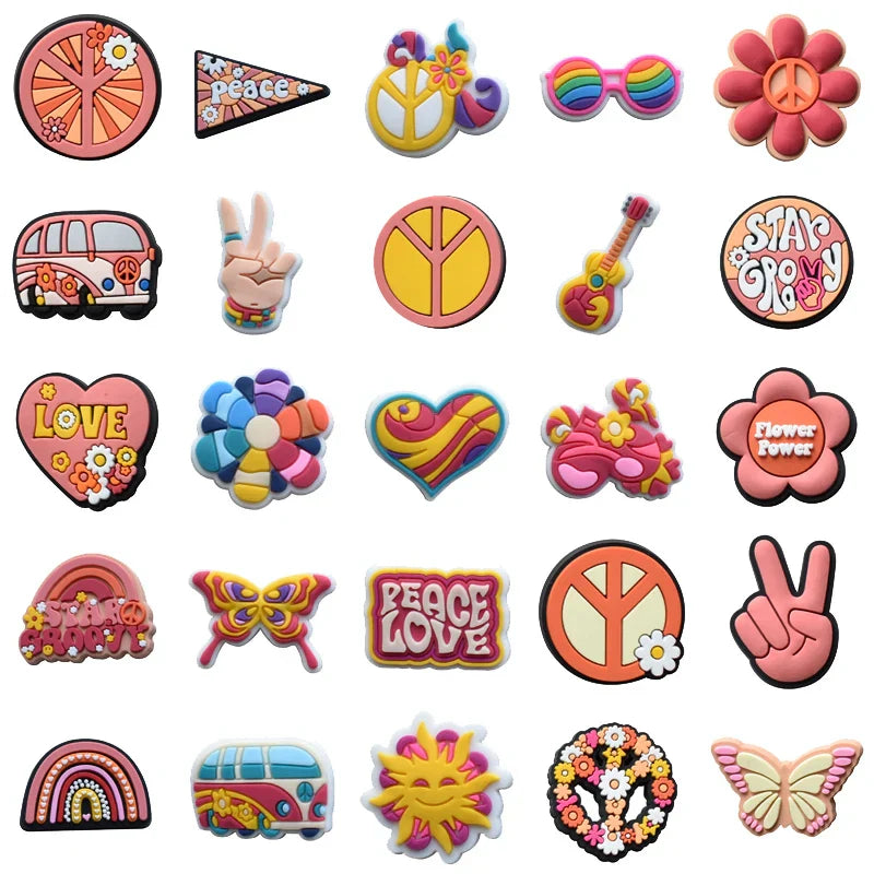 33 Sets Shoe Charms Decorations for Crocs Charms