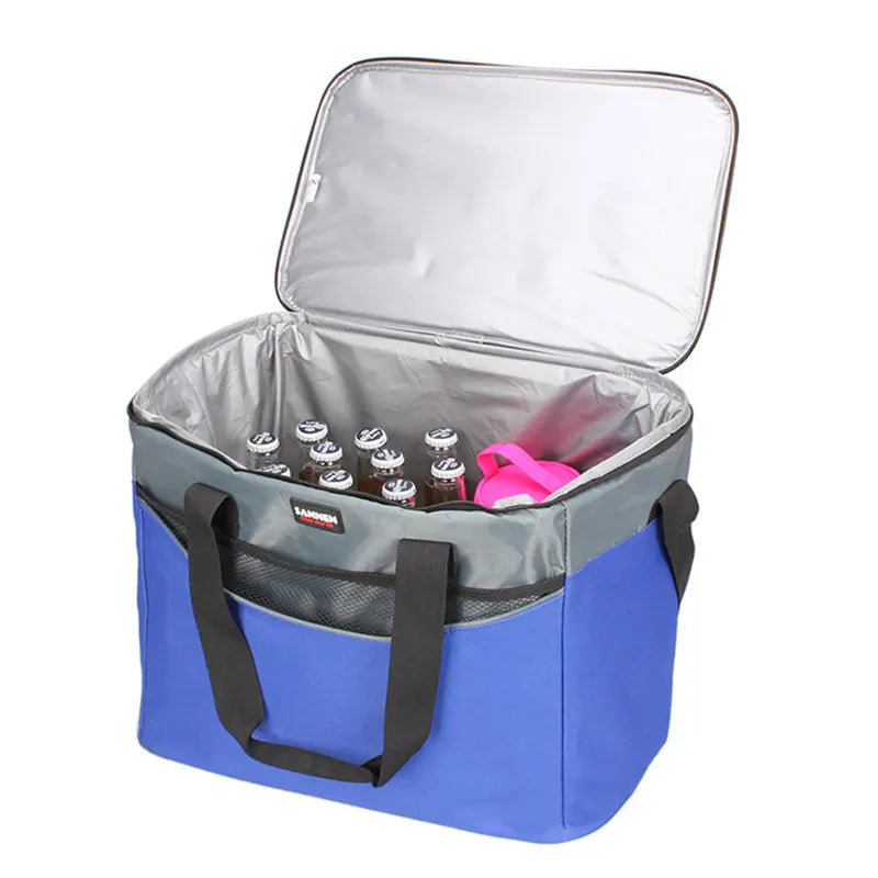 34L Large Oxford Insulated Picnic Cooler Bag