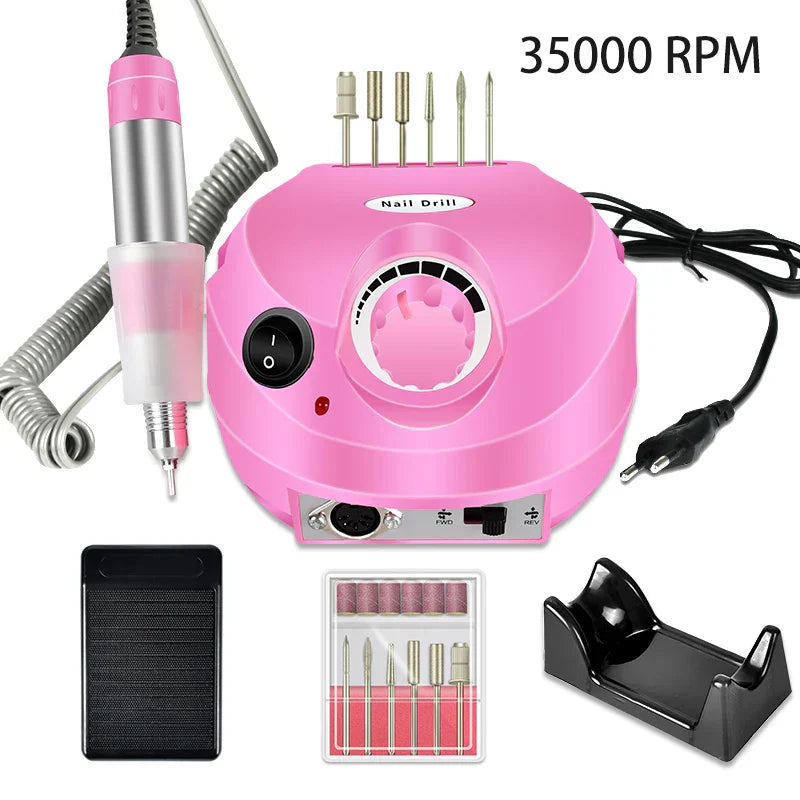 35000RPM Electric Nail Drill Professional Manicure Machine Nail