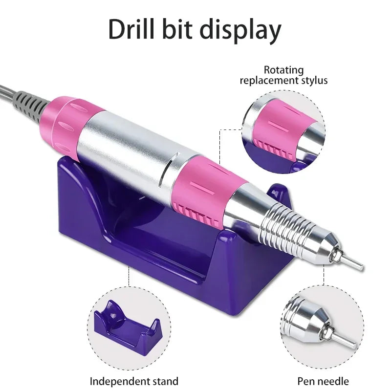 35000RPM Electric Nail Drill Professional Manicure Machine Nail