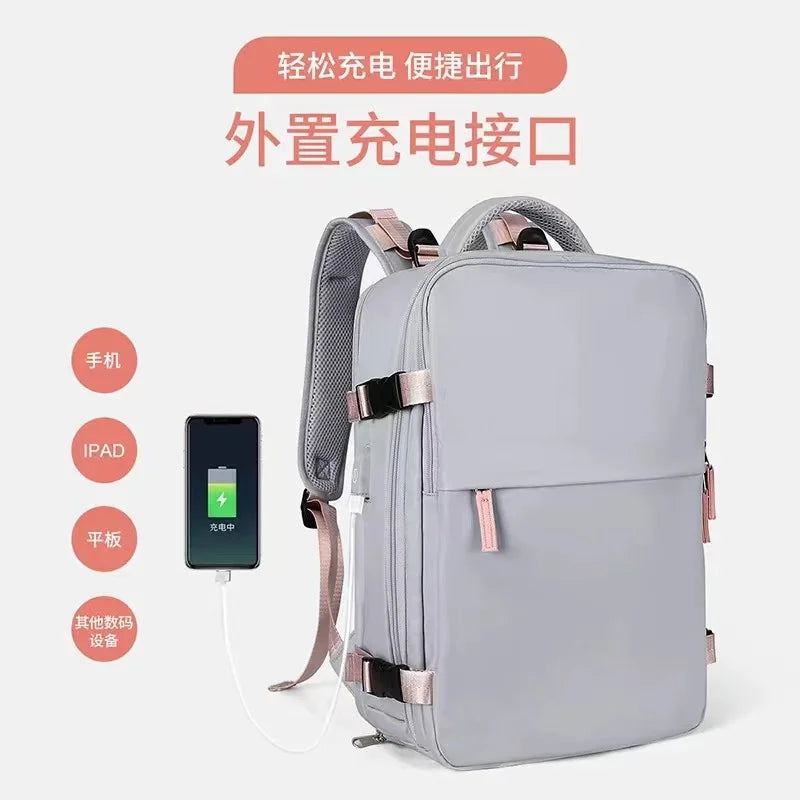 35L Travel Backpack Women Laptop Business Backpacks Multifunctional