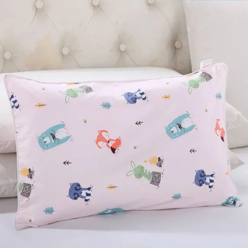 38x58CM Cartoon Boys Girls Pillow Case 100% Cotton