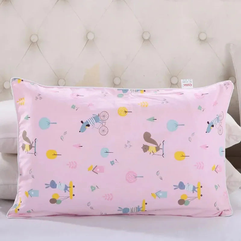 38x58CM Cartoon Boys Girls Pillow Case 100% Cotton