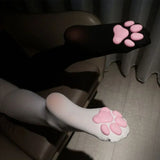 3D Cat Claw Long Socks Girls Stockings Sexy