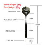 3PCS 22g Professional Steel Tip Darts With Aluminum