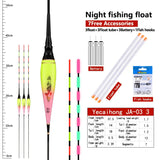 3PCS Luminous Fishing Floats+3 CR425+3 Float Tubes+1 Bag