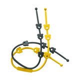 3PCS/Set Baby Pacifier Clips Soft Silicone Teething Chain