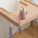 3PCS/Set Baby Pacifier Clips Soft Silicone Teething Chain