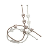 3PCS/Set Baby Pacifier Clips Soft Silicone Teething Chain