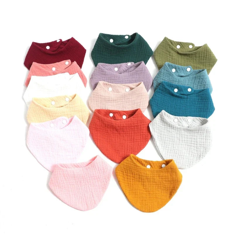 3Pcs Baby Burp Cloth Soft Cotton Drool Bib