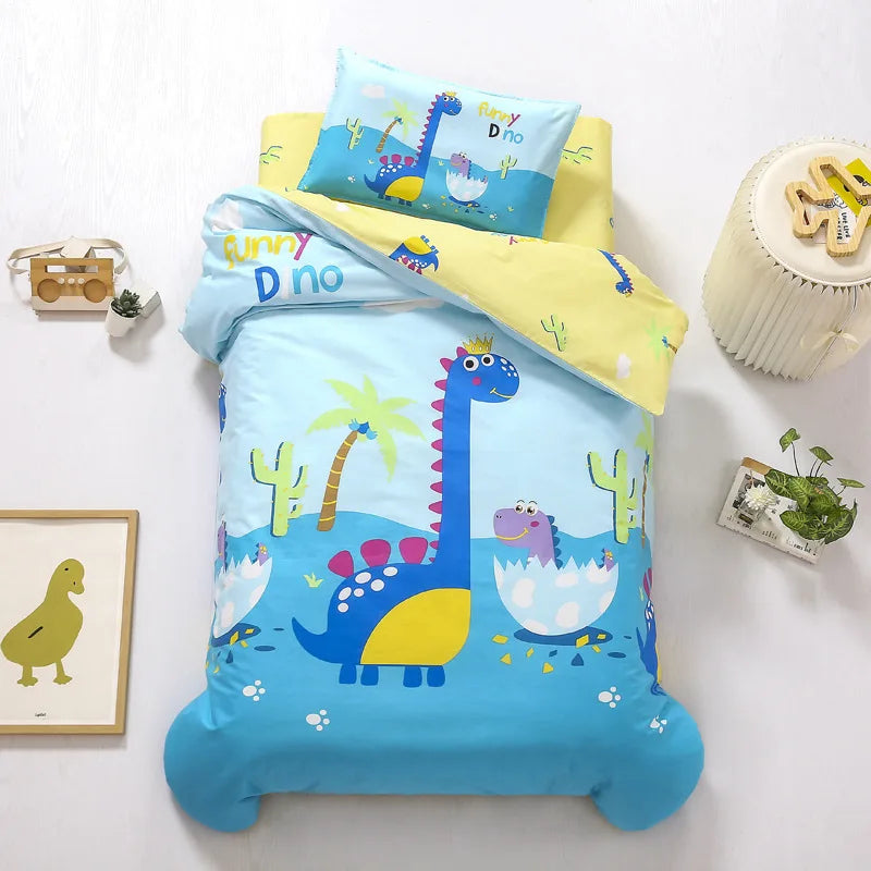 3pcs Baby Bedding Set Baby Kindergarten Crib Bed