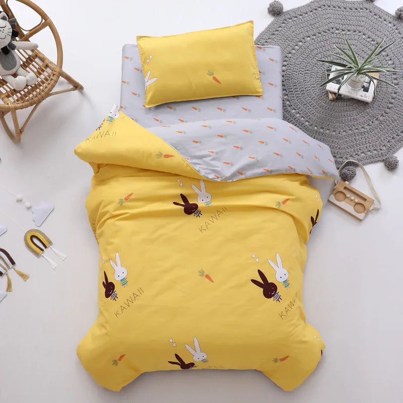 3pcs Baby Bedding Set Baby Kindergarten Crib Bed