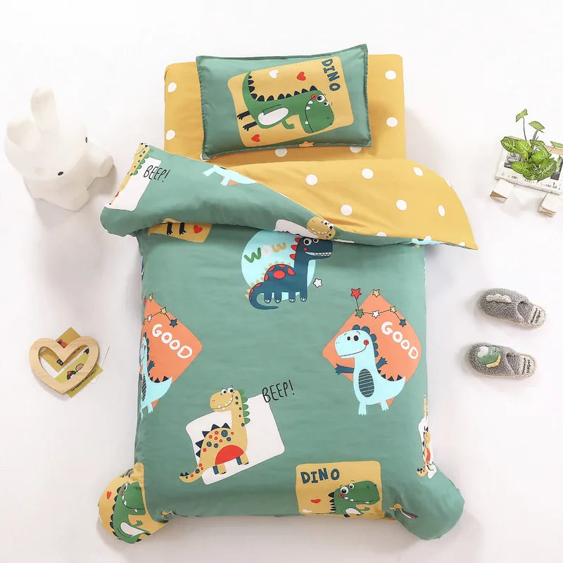 3pcs Baby Bedding Set Baby Kindergarten Crib Bed