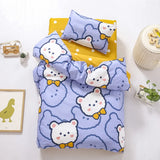 3pcs Baby Bedding Set Baby Kindergarten Crib Bed