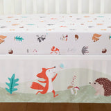 3pcs Microfiber Crib Bedding Set Forest Animal Designs