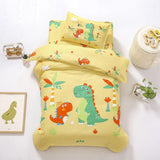 3pcs/set Cartoon Cotton Bedding Set Crib Linen Kit