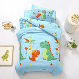 3pcs/set Cartoon Cotton Bedding Set Crib Linen Kit