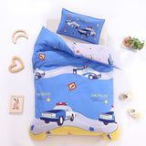 3pcs/set Cartoon Cotton Bedding Set Crib Linen Kit