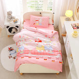 3pcs/set Cartoon Cotton Bedding Set Crib Linen Kit