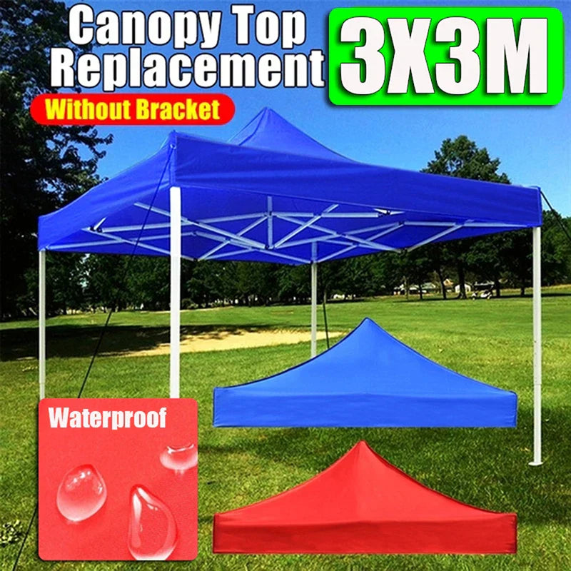 3x3M Outdoor Rainproof Sunscreen Tent Canopy Top Replacement