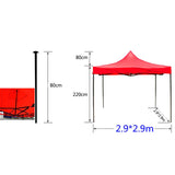 3x3M Outdoor Rainproof Sunscreen Tent Canopy Top Replacement