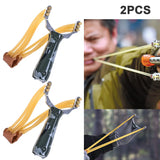 4/2PCS Strips Powerful Slingshot Sling Shot Camouflage Bow