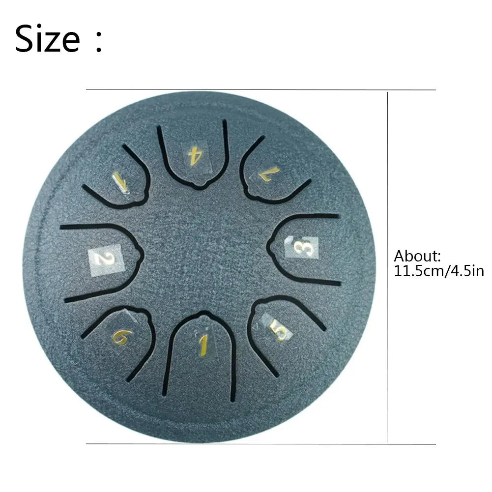 4.5 Inch 8 Tone Steel Tongue Drum Mini