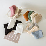 4 Pairs/Lot Children Socks for Girls Boys Cotton