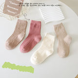 4 Pairs/Lot Children Socks for Girls Boys Cotton