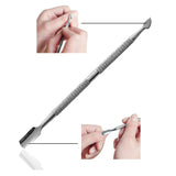 4 Pcs/Set steel Double-ended Cuticle Pusher Dead Skin