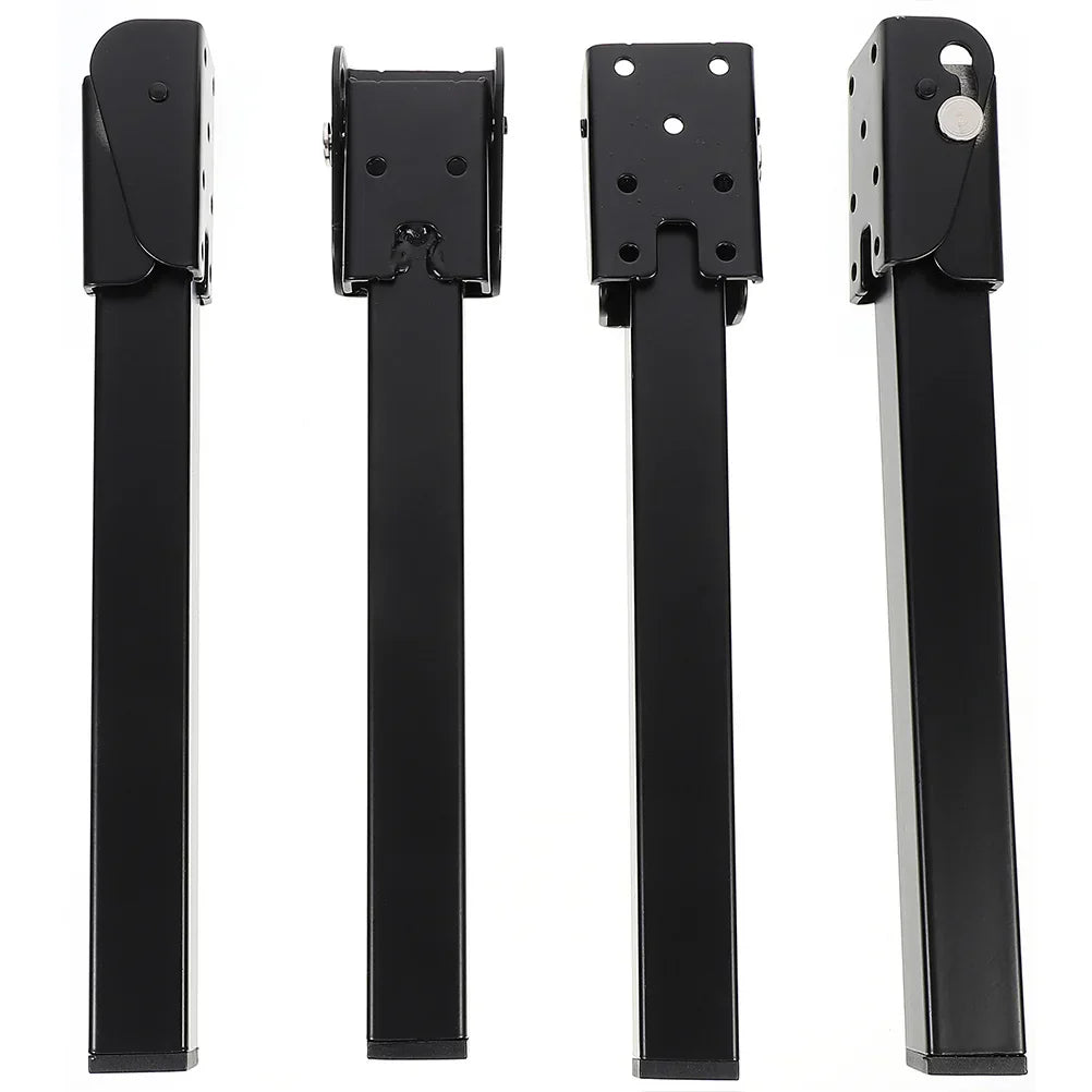 4 Pcs Square Tube Base Folding Furniture Leg