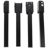 4 Pcs Square Tube Base Folding Furniture Leg