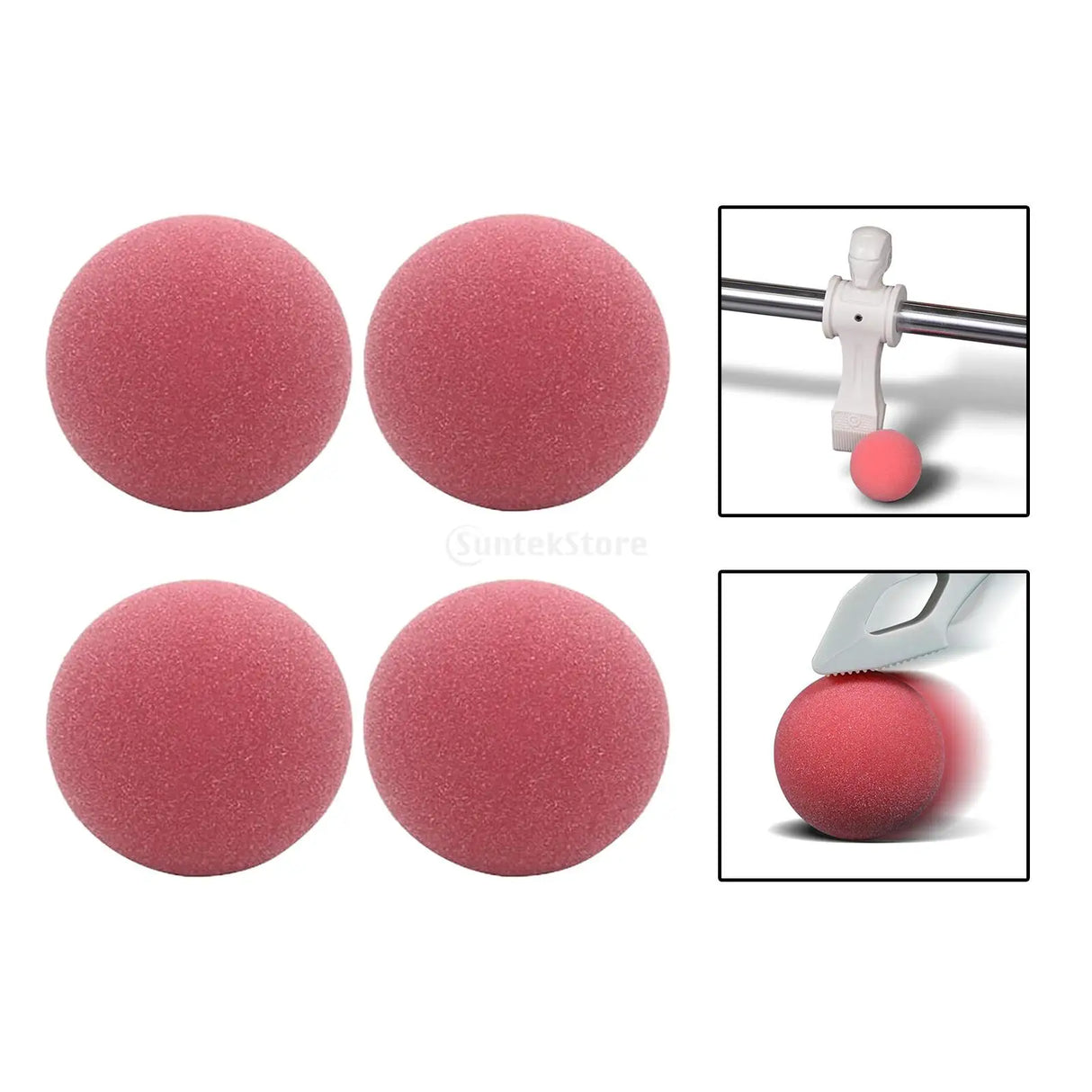 4 Pieces Mini Foosball Balls Replacements Official Tournament
