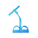 4 Resistanc Elastic Pull Ropes Belly Resistance Band