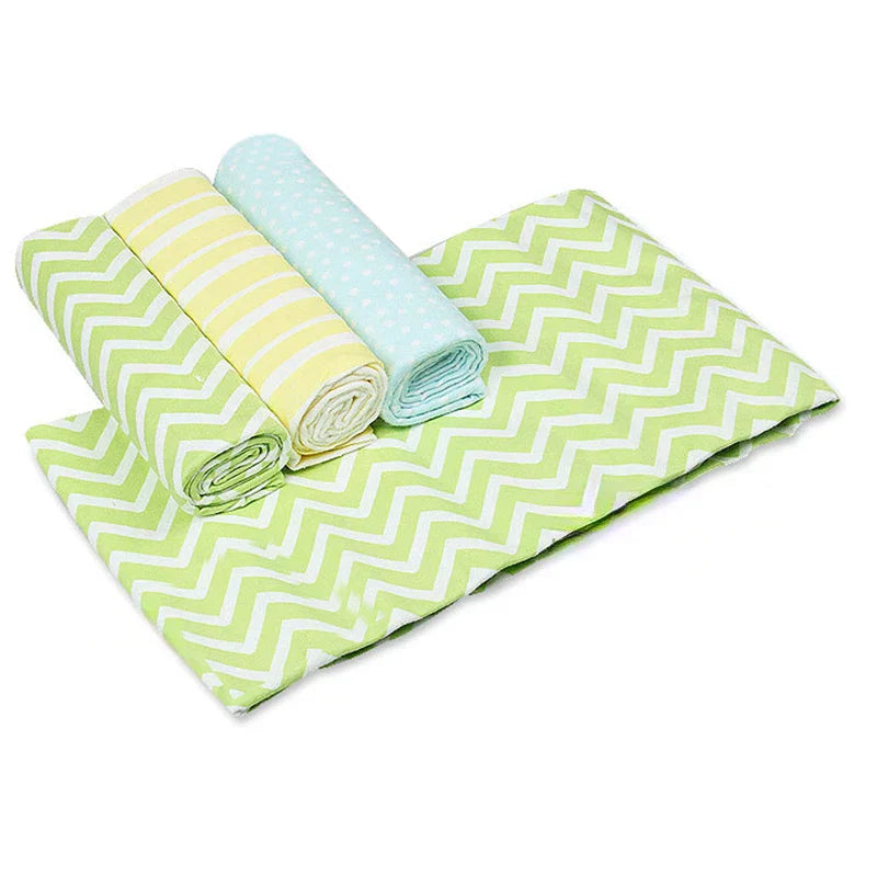 pieces flannel baby blanket swaddle set 76*76cm cotton
