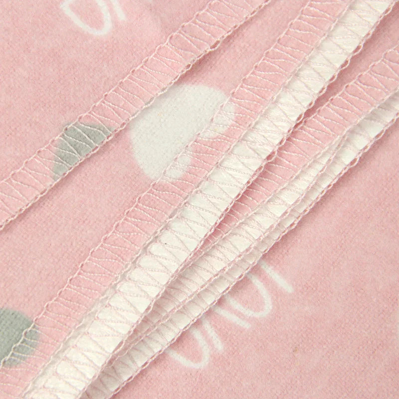 pieces flannel baby blanket swaddle set 76*76cm cotton